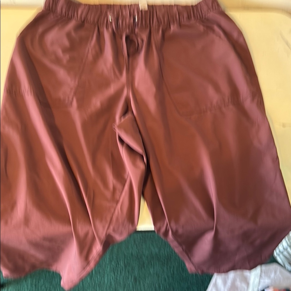 Old Navy Brown Capris Elastic Waistband Relaxed Fit